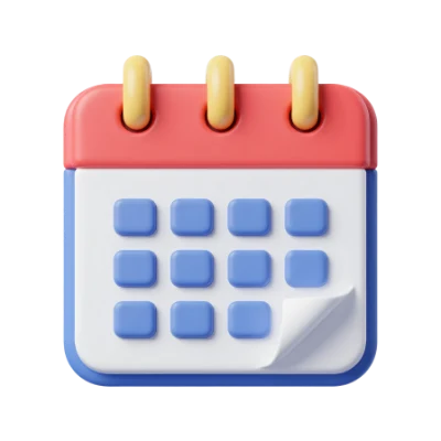 3D Calendar Icon