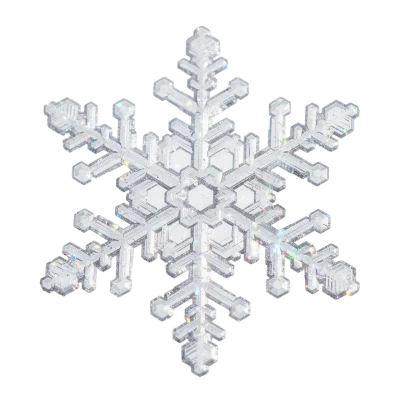 3D Crystal Snowflake