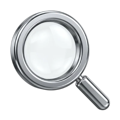 3D Icon Magnifying Glass