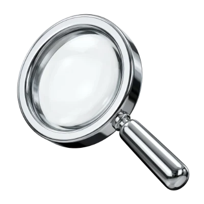 3D Icon Magnifying Glass