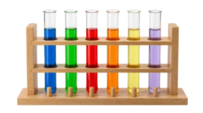 3D Laboratory Test Tubes