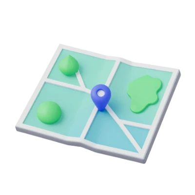 3D Map Location Pin