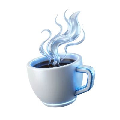3D Render Coffee Cup