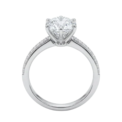3D Render Diamond Ring
