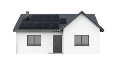 3D Solar Panel House