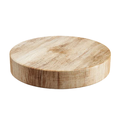 3D Wooden Round Platform