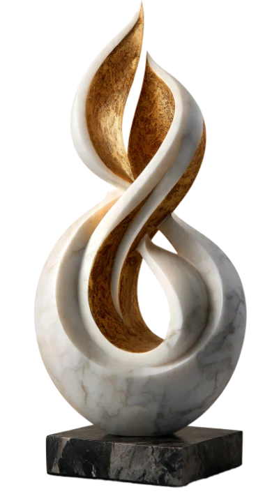Abstract Marble Sculpture