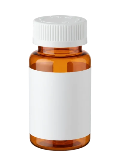 Amber Medicine Bottle