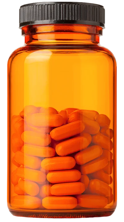 Amber Pill Bottle