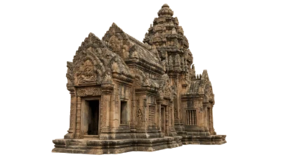 Ancient Khmer Stone Temple