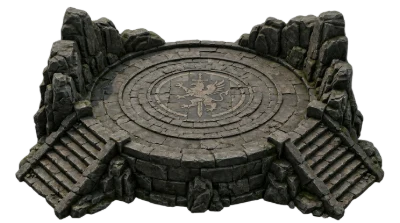 Ancient Stone Arena Platform