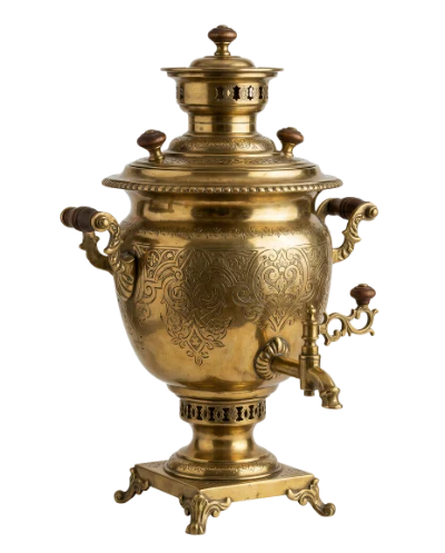 Antique Brass Samovar
