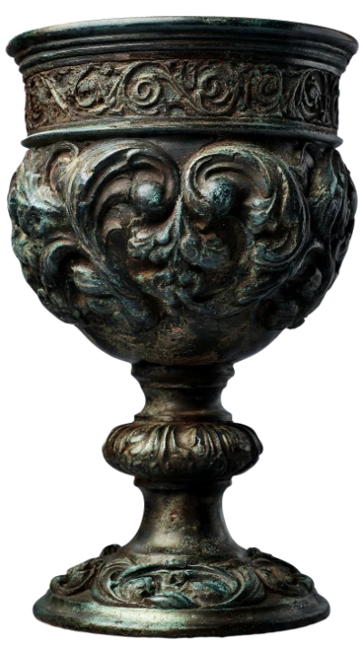 Antique Bronze Chalice