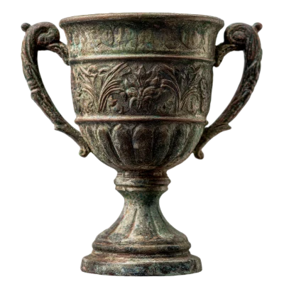 Antique Bronze Trophy Cup