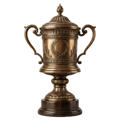 Antique Bronze Trophy Cup
