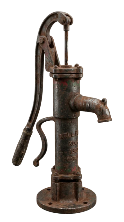 Antique Cast Iron Water Pump
