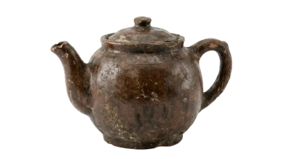 Antique Clay Teapot
