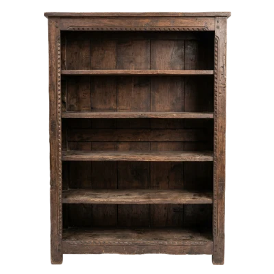 Antique Wooden Bookshelf