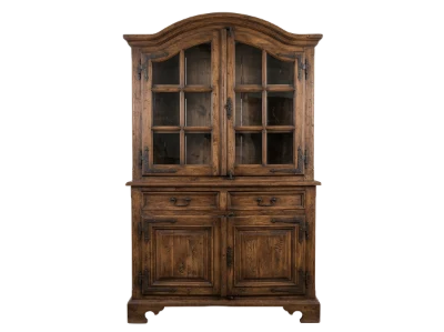 Antique Wooden Hutch Cabinet