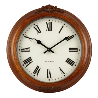 Antique Wooden Wall Clock