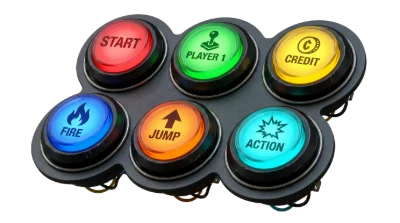 Arcade Game Control Buttons