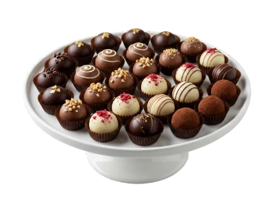 Assorted Chocolate Truffles Platter