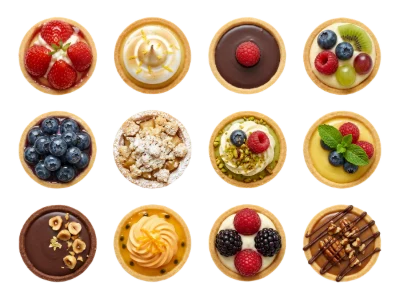 Assorted Fruit And Chocolate Tarts