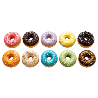 Assorted Glazed Donuts