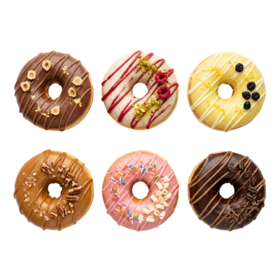 Assorted Glazed Gourmet Donuts