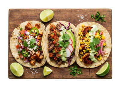 Assorted Mexican Street Tacos
