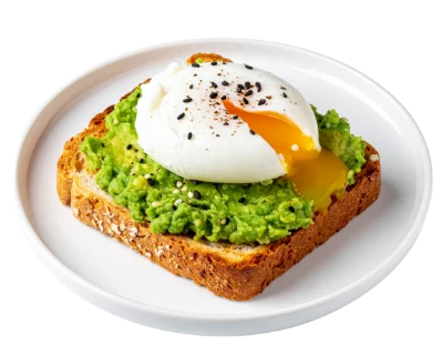 Avocado Toast With Poached Egg