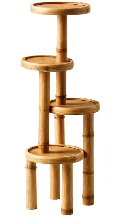 Bamboo Plant Stand