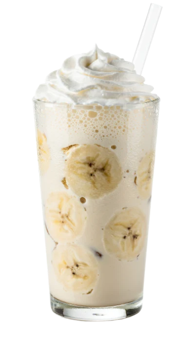 Banana Milkshake With Cream