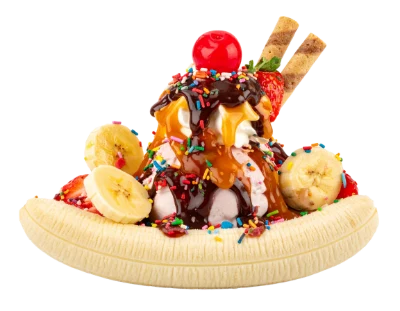 Banana Split Sundae