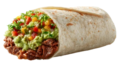 Beef Burrito With Guacamole