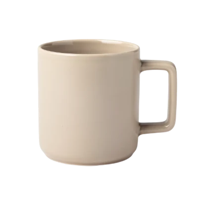 Beige Ceramic Coffee Mug