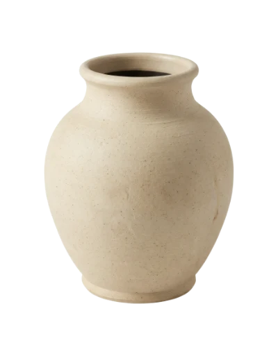 Beige Ceramic Vase