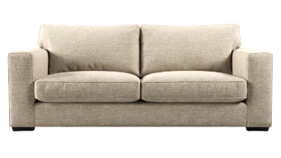 Beige Fabric Sofa