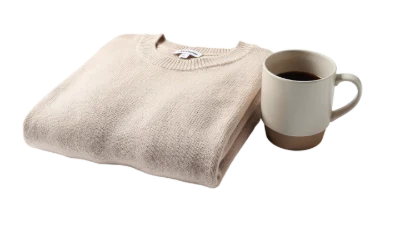 Beige Sweater And Coffee