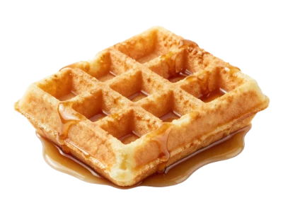 Belgian Waffle With Syrup