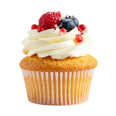 Berry Cream Cupcake