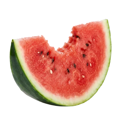 Bitten Watermelon Slice
