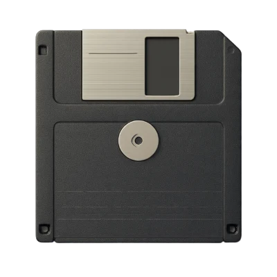 Black Floppy Disk