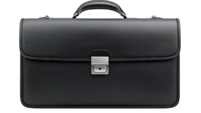Black Leather Briefcase