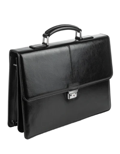 Black Leather Briefcase
