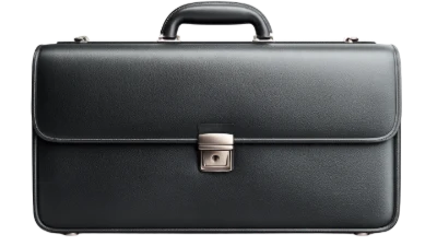 Black Leather Briefcase