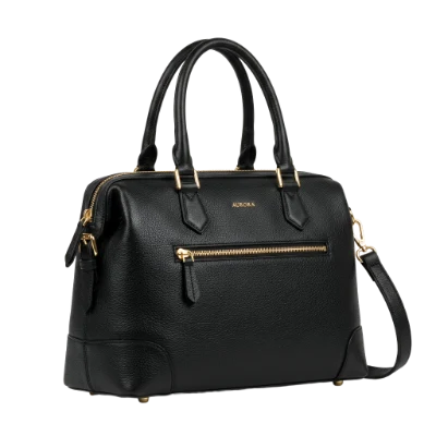 Black Leather Handbag