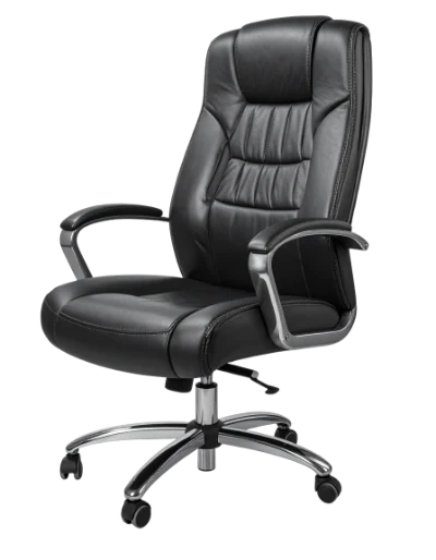 Black Leather Office Chair