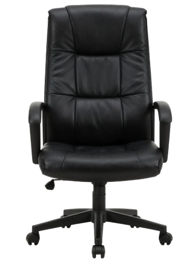 Black Leather Office Chair