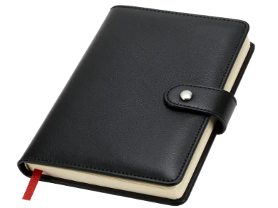 Black Leather Personal Planner